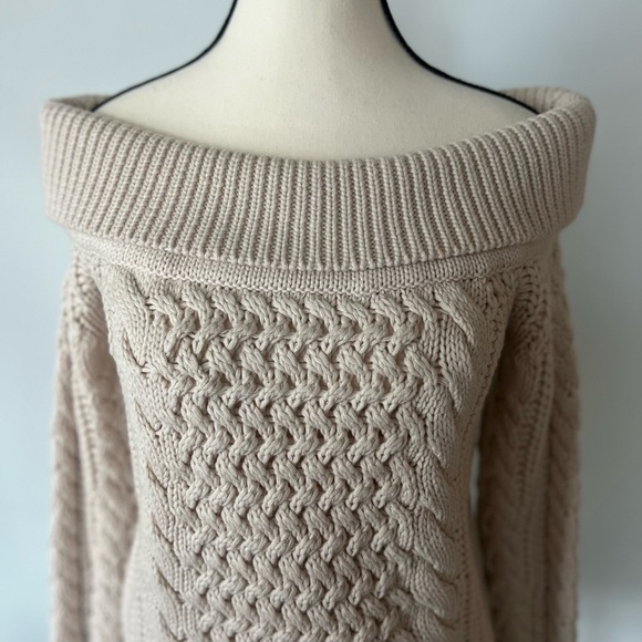 Intermix Adalene Off Shoulder Knit Sweater - Picture 3 of 15